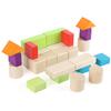 MultiColor Building Blocks Toy Wooden Boxed Children Kid Educational Toy Gift(30pcs )