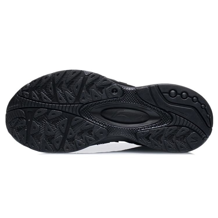 Li Ning V8 Support Cushioning Durable Low Top Running Shoes Women sneaker Black ARHQ172-5