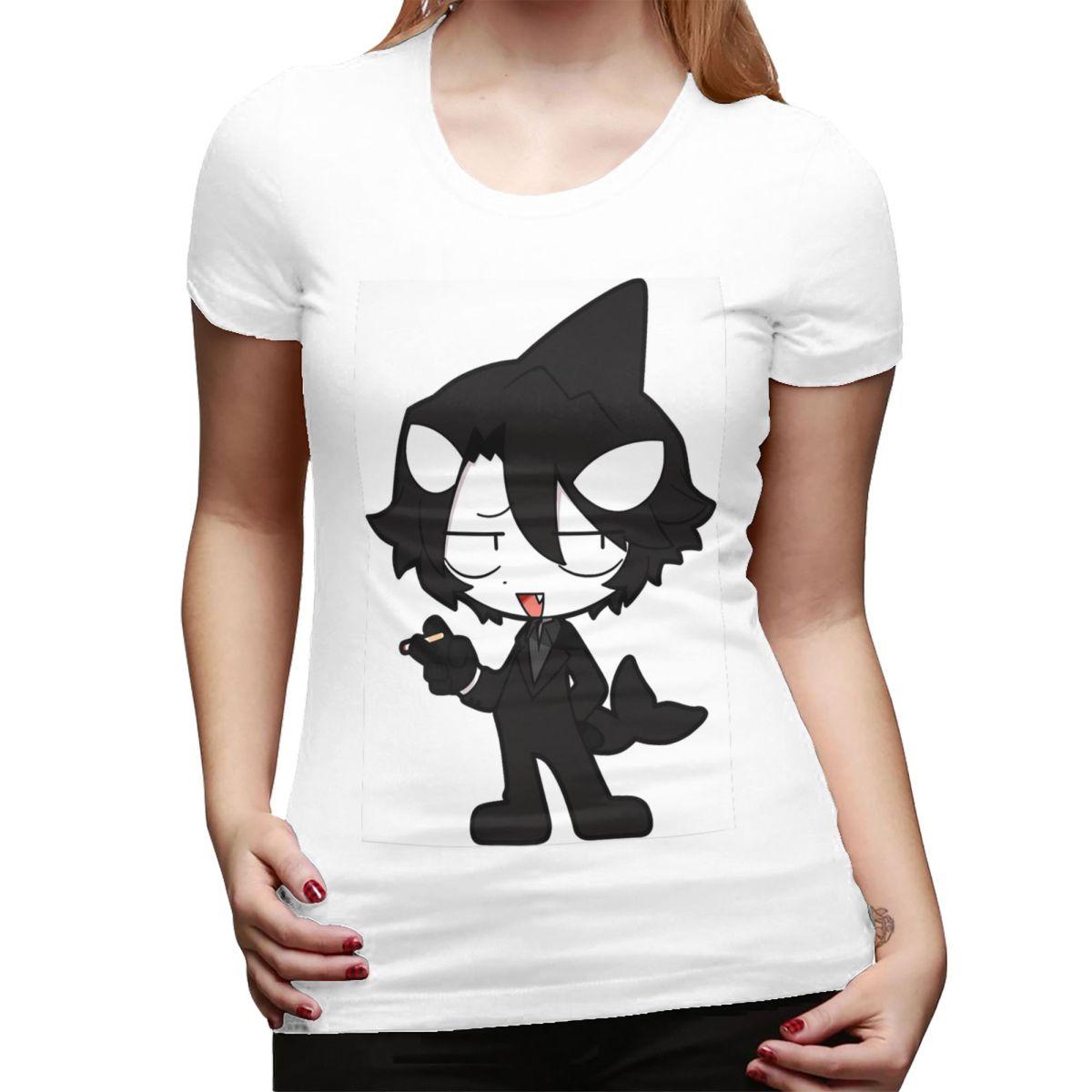 

Idate TShirt for Women Crew Neck Streetwear T Shirts Womens Tees Short Summer Clothes Tops S