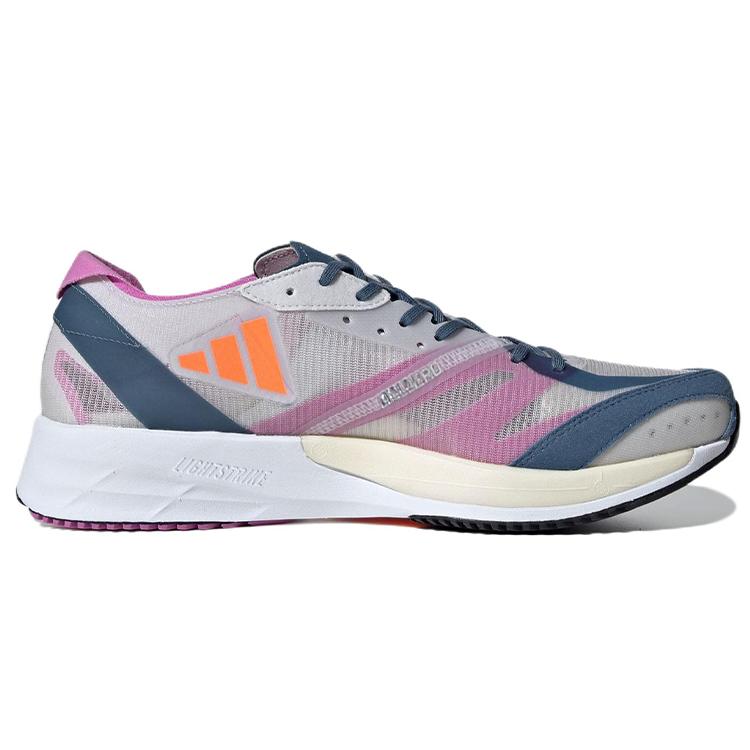 New Adidas Adizero Adios 7 Dash Grey Solar Orange Wonder Steel GX6647