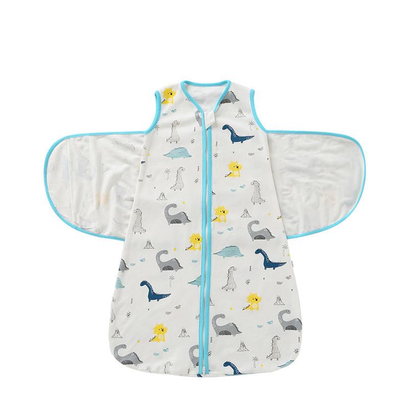 Dinosaur Baby Sleep Sack With Breathable Cotton For Newborns And Toddlers