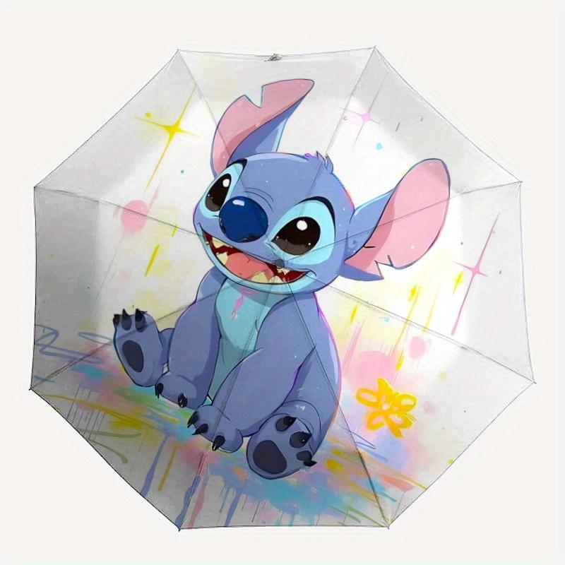 

1pc Stitch Automatic Open/close, All-Season Portable Folding Umbrella, Perfect Gift for Friends yy250807001