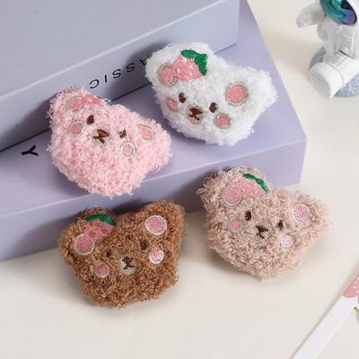 Broche ourson en peluche japonais mignon - Broche dessin animé pour sacs, pulls et foulards