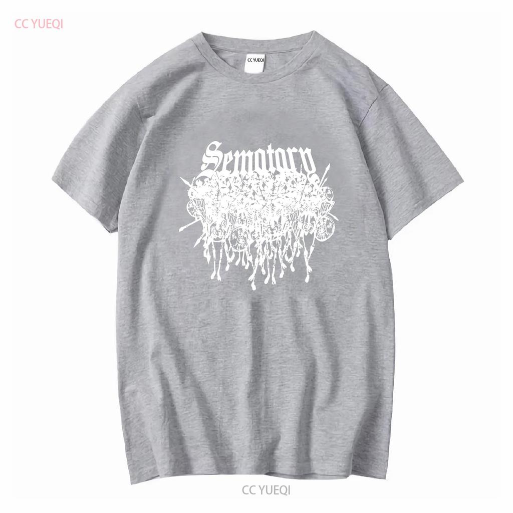 Haunted Mound Sematary Skellingtons Album Tour Merch Maglietta Tutte le Taglie manica lunga o corta vintage Lavata Leggermente uomo