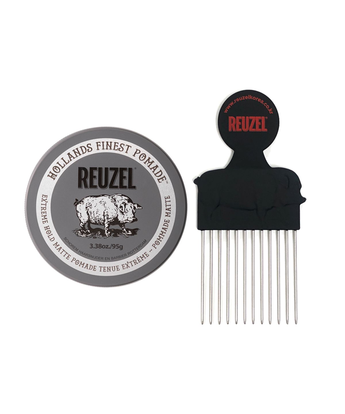 Extreme Hold Matte Pomade 95g + Pomade Comb