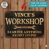 Personalized Metal Sign Custom Text Farmhouse Garage Man Cave Wall Decor