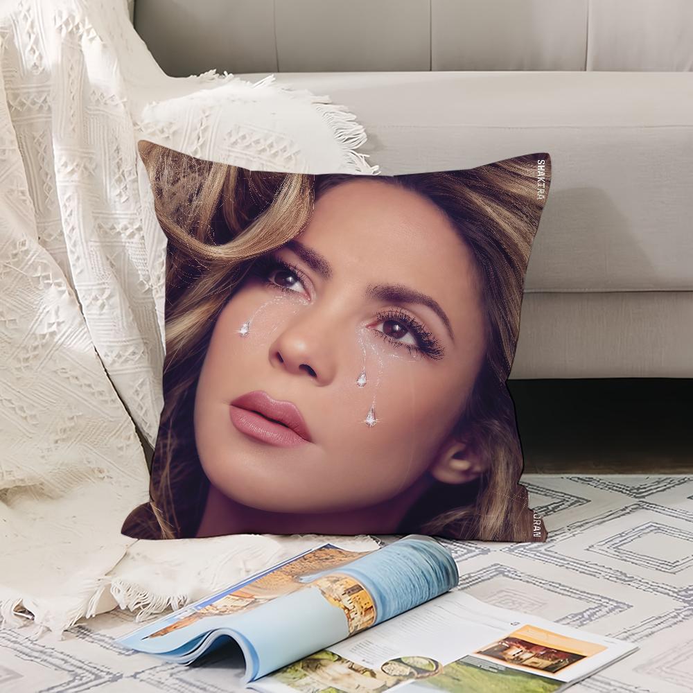 Singer Shakira Pillow Case Office Cushions Suitable For Sofa Car Bedroom Decorative Cushion Cover
