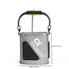 Foldable Fishing Bucket EVA Thick Fishing Bait Bucket Portable Live Fish Bucket  Bait Container