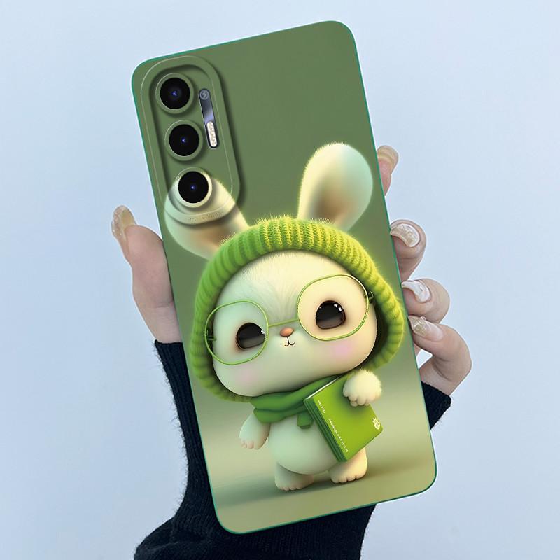 For Tecno Pova 3 Case LF7n Lovely Cartoon Cat Cover Matte Shockproof Soft Silicone Phone Case For Tecno Pova 3 Pova3 Funda 6.9''