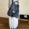 Schoolbagins Vintage Nylon Backpack Women's 1011 Summer New Large Capacity Commuter Fashion Versatile Mountaineering Bag