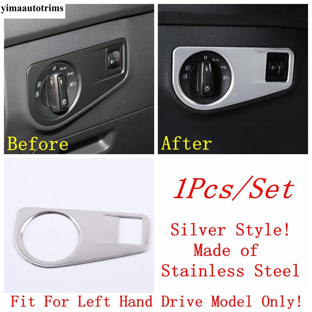 AC Air Window Lift Head Light Lamp Gear Panel Rest Pedal Cover Trim Accessories For VW Volkswagen Atlas / Teramont 2017 -