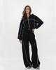 Ensemble Sweat à capuche zippé manches longues et Pantalon imprimé 3D, Survêtement Athlétique Hip Hop Tendance avec Doublure en Polaire pour Hommes Femmes