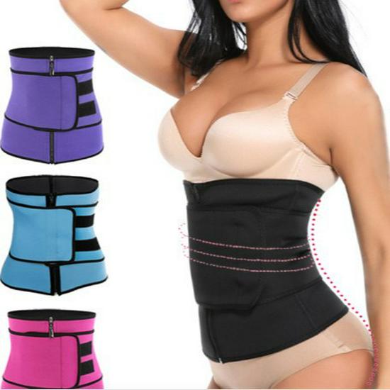 Women's European & American Double Waistband Abdominal Body Shaper & Sports Waist Support