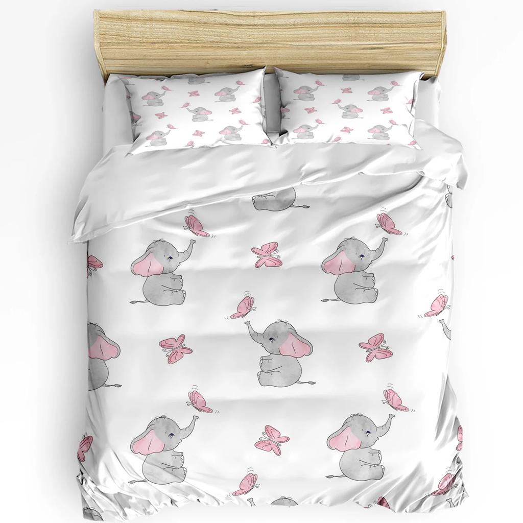 Romantic Bedding Set For Bedroom Bed Home I Love You Quote with Hearts Romance Couple Val Duvet Cover Quilt Cover And Pillowcase