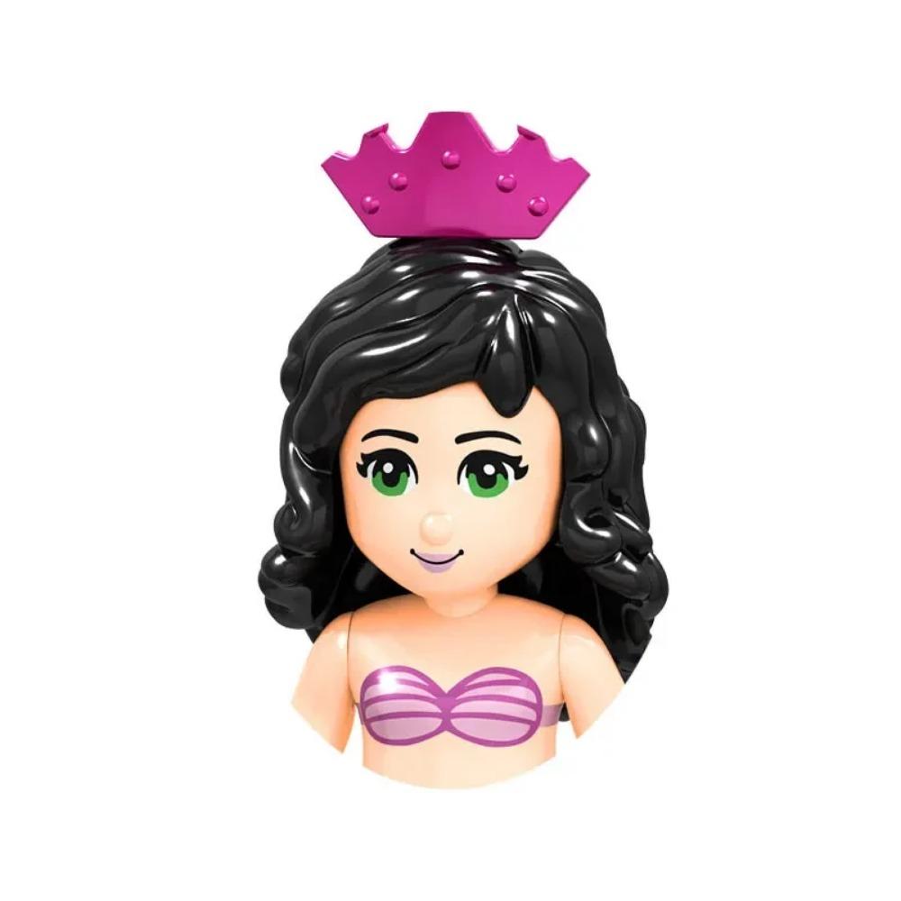 Παραμύθια Πριγκίπισσα Κορίτσι Καλλονή και το Τέρας Σταχτοπούτα Άννα Ολίβια Frozen Μοντέλο Χαρακτήρας Κτίσιμο Μπλοκ Παιδικά Παιχνίδια Δώρα