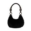 Autumn and winter Mao Mao hand bag plush small bag shoulder dumpling bag casual simple handbag shoulder bag
