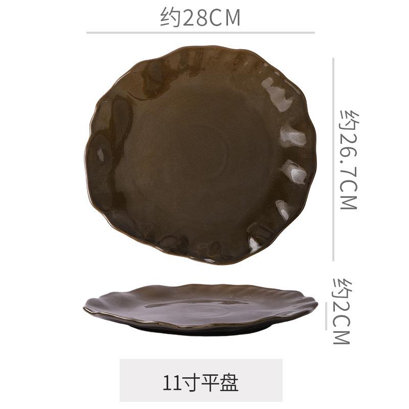 Ceramic Dinner Plate Western Steak Plates Dessert Bowl and Water Cup Pasta Dish Sushi Plate Serving Plates Soup Bowl Fruit Bowls