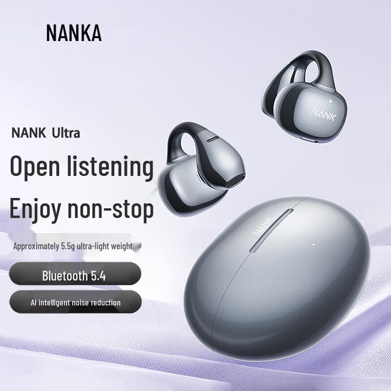 NANK Ultra Open-Ear Clip-On True Wireless Sport Earbuds