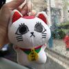 Anime Turbo Granny Plush Keychain toys Cute Lucky Cat Plushies Stuffed Animals Doll BackPack Pendant Birthday Christmas Gifts
