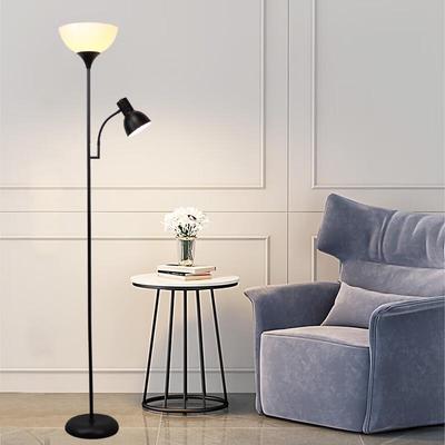 Modern Minimalist Dual-Head Floor Lamp