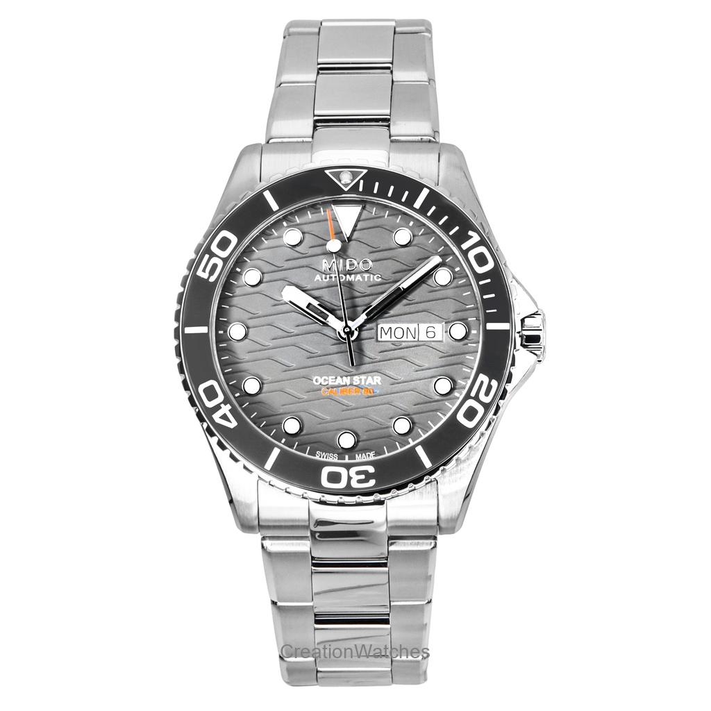 Mido Ocean Star 200C Stainless Steel Grey Dial Automatic Diver's M042.430.11.081.00 200M Men's Watch