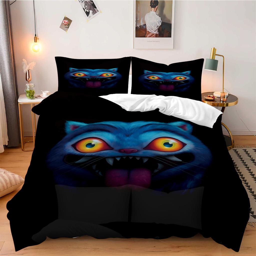 K-Pop Demon Hunters Beddding Set for Fan Kids Machine Washable Durable King Queen Twin Size for K-pop Girls Home Bedroom Decor