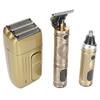 3 In 1 Electric Hair Trimmer LCD Display Rechargeable Professional Beard Grooming Nose Hair Clipper