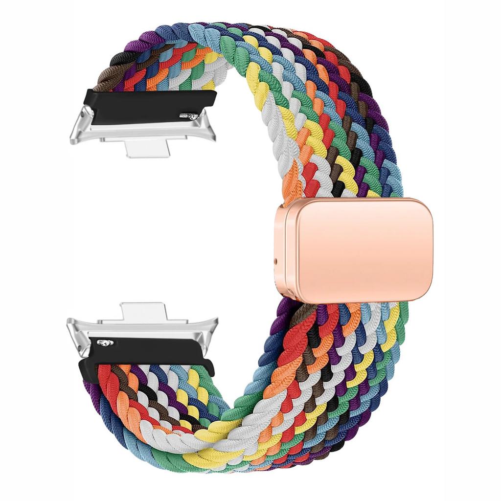 Magnetic Loop for Xiaomi Redmi Watch 4 Strap Adjustable Braided Sport Nylon Replacement belt correa bracelet Miband 8 pro band