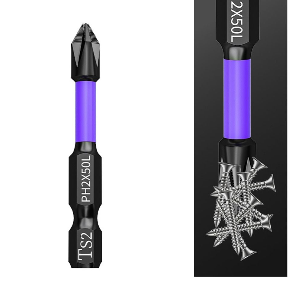 High Hardness Batch Head Magnetic PH2 Screwdriver Bits 25-150mm Cross Bit  Electric Screwdrivers