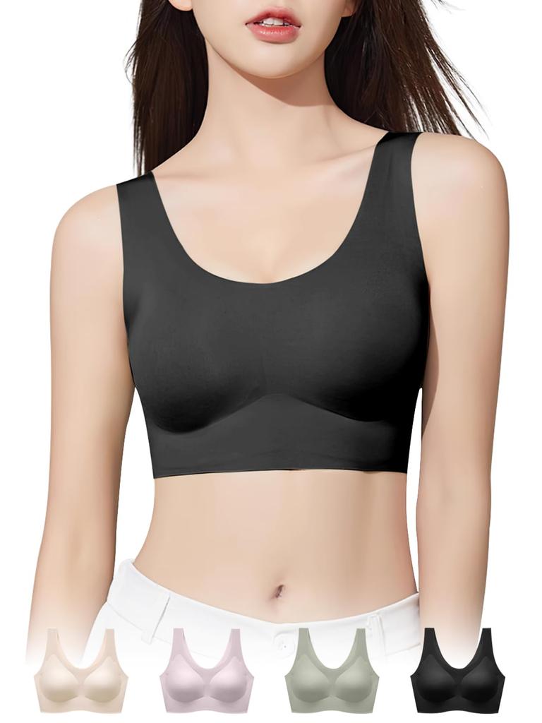 Night Seamless Bra Bare Skin Support Just by Wearing No Beautiful No Can Be Used At Home or When Going All Day Night Daytime Use [veimia] Bra,
