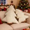 Kerstboom Kussen Feestelijk Decoratief Sierkussen voor Bank Slaapkamer Pluizig Vakantie Huisdecoratie Feestcadeau