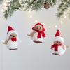 New Christmas Decoration Faux Plush Bird Figurine Pendant for Christmas Tree Decoration, Cute Doll Ornament Accessory