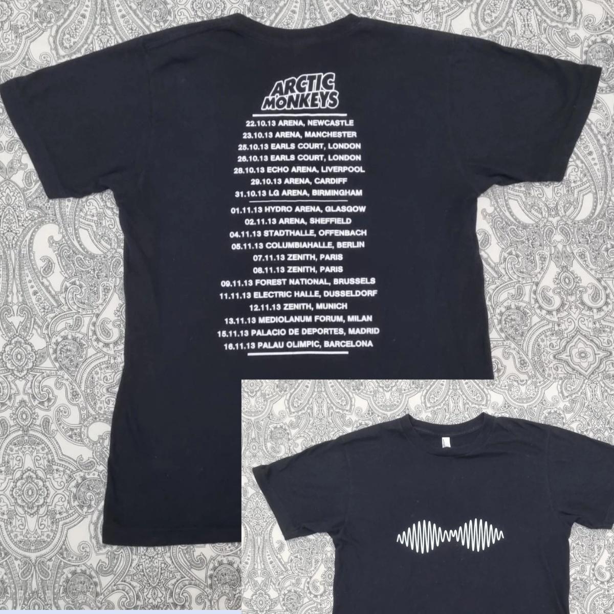 

Arctic Monkeys T-Shirt Medium Black Mens AM Graphic Print 2013 Tour Band Tee High-end Luxury Is for Both Men and Women Top Y2k 4XL