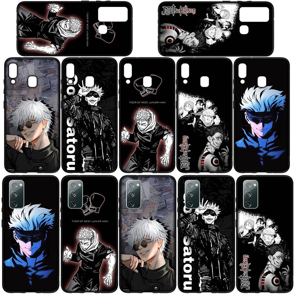 Handyhülle für Samsung Galaxy S25 S23 S22 S24 Ultra FE A05 A06 A15 A16 A36 A37 A35 A54 A55 A56 A57 A25 A26 A53 Comics Gojo Satoru Jujutsu Kaisen Cover