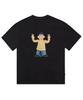 Fashion Trend Short Sleeve Anime Character Printed Pattern Tshirt Round Neck Unisex Unisexs Casual Street Wear Popular Fashion