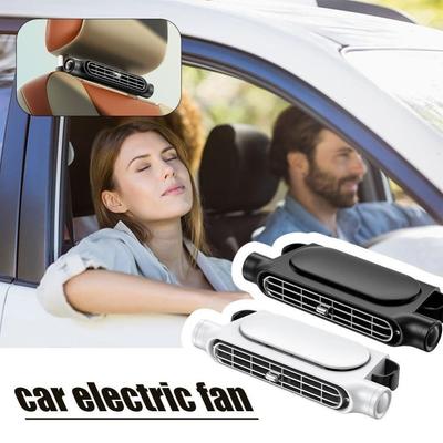 ABS Car Headrest Cooling Fan USB Powered Car Electric Fan Portable Front Rear Seat Fan
