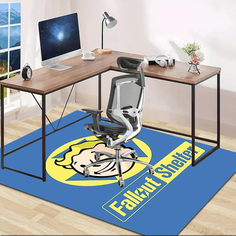 1pc NUKA-BOMBS Fallout1 Design Area Rug - Non-Slip, Soft & Cozy Floor Mat for Living Room, Bedroom, Office - Indoor/Outdoor Decorative Carpet