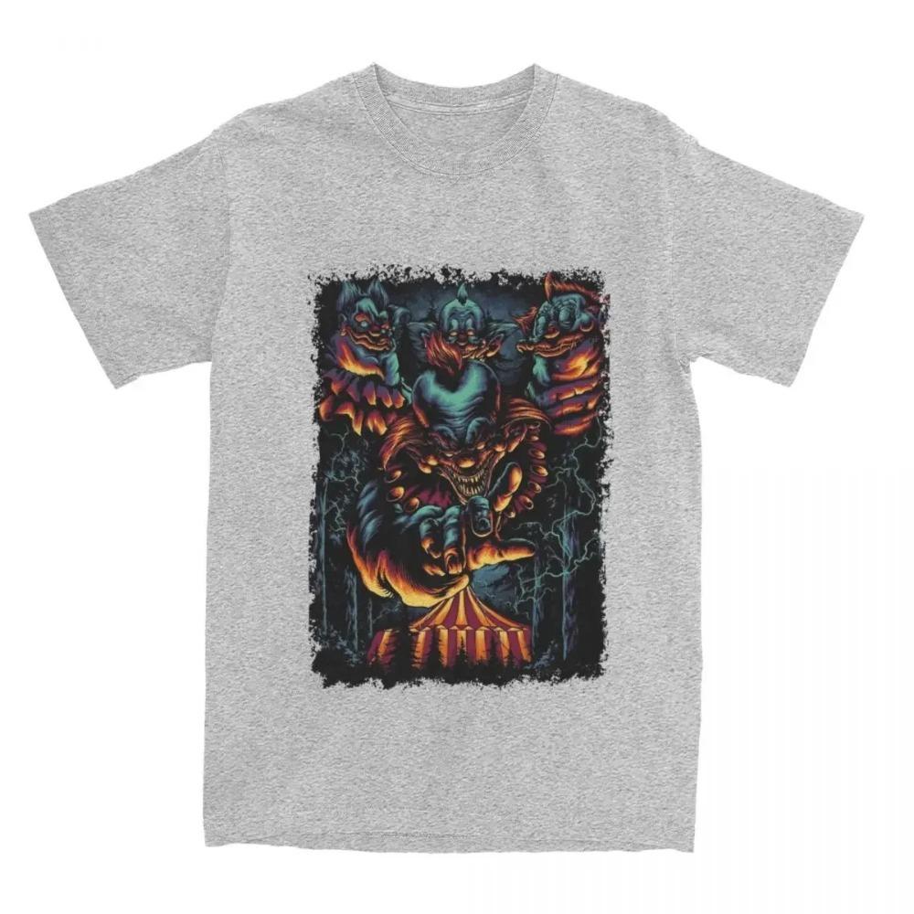 Men Women's Killer Klowns From Outer Space T-Shirt Outfits Funny  Horror Clown Film T Shirt Tee Clothing Summer