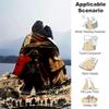 1pc Dark Heros Rise Soft Throw Blanket Flannel All Season Light Weight Living Room/Bedroom Warm Blanket. M7270161