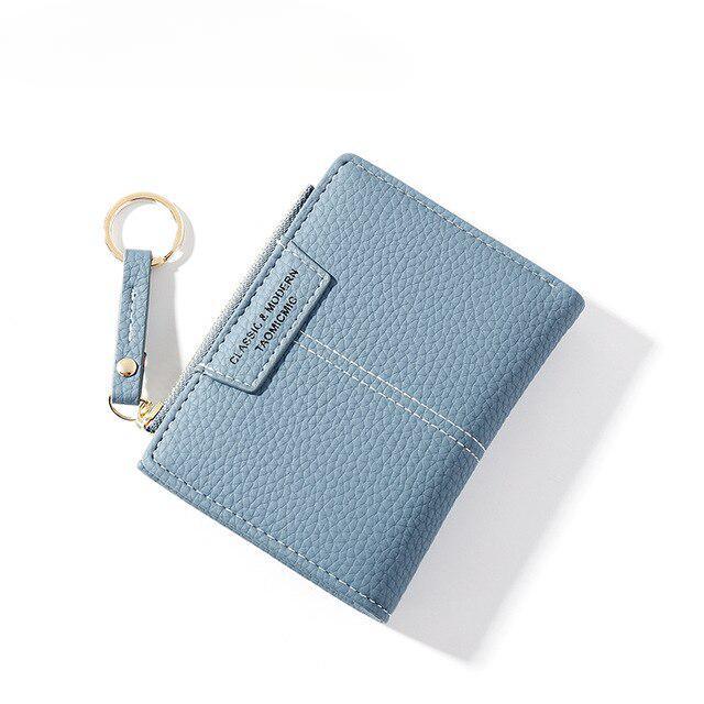 Fashion Short Women Wallets ID Card Holder Zipper Coin Pocket Ladies Purses Female Wallet CLE