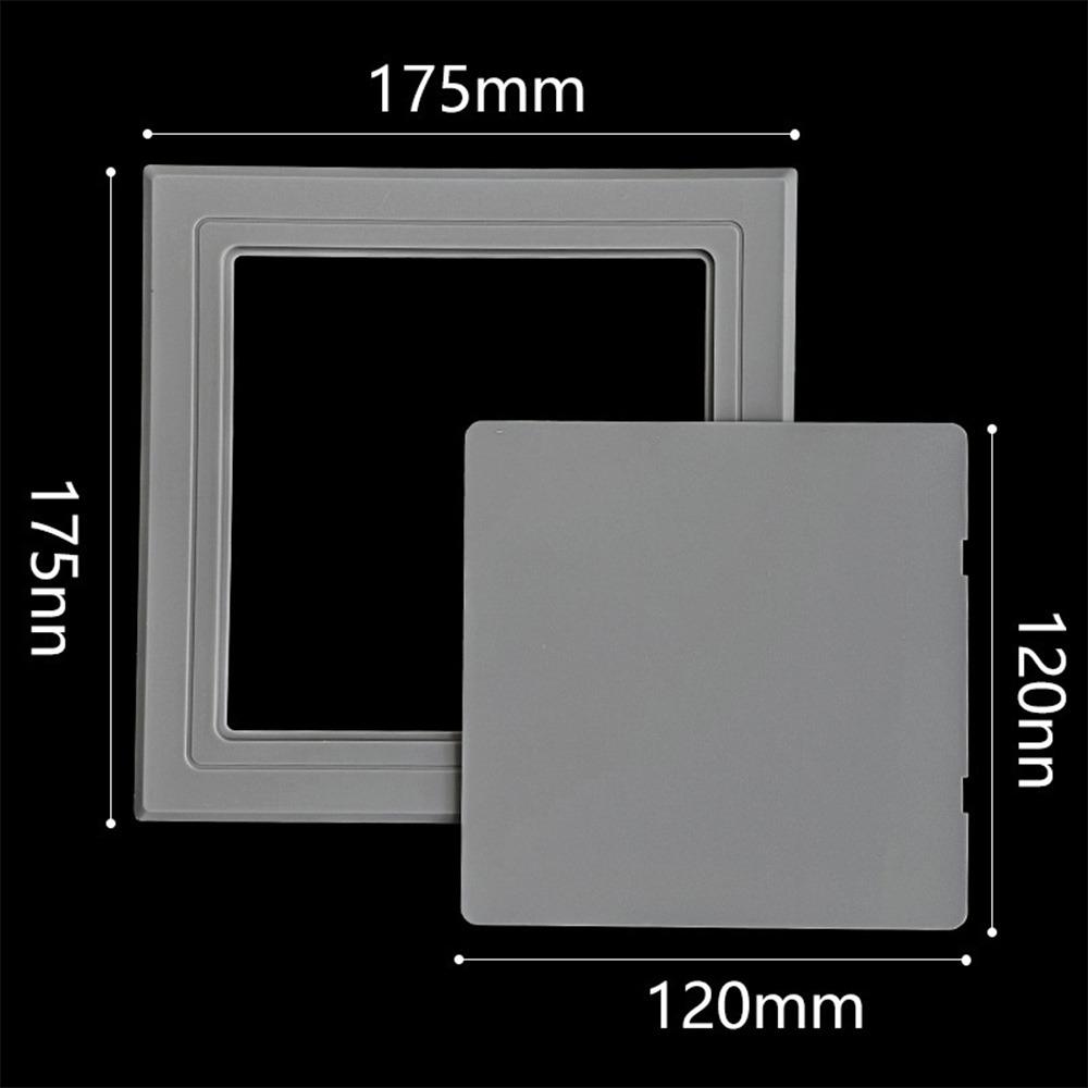 Inspectiepoort Zelfklevend Toegangspaneel Deur Wit Kunststof Inspectiegat Verwijderbaar Scharnierende Toegangsluik Deuren Wand Plafond