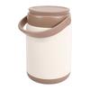 Insulated Food Container 304 Stainless Steel Portable Vacuum Insulated Lunch Box Hot Food Jar for Adults Students Brown