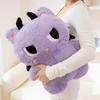 Plush Toy 2 Styles Cute Cat Doll Black Purple Pink Accents Horned Fantasy Soft Fabric Desk Decor Shelf Display Birthday Gift