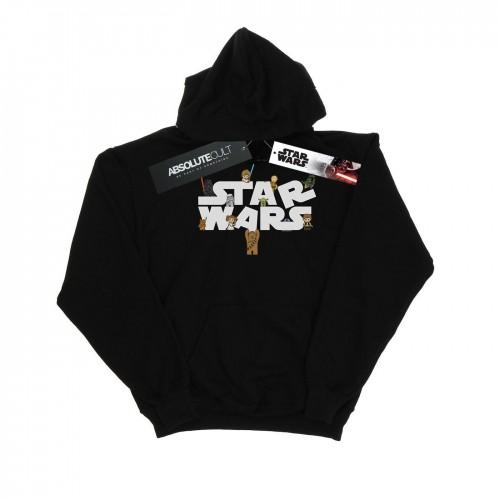 STAR WARS Womens/Ladies Kiddie Logo Hoodie