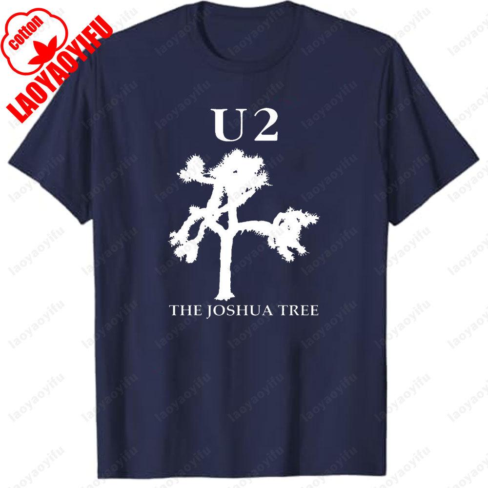Vintage U2 Rockband Live The Joshua Tree Welttournee 1987 T-Shirt Fan Geschenk Lässiger Stil Ropa Hombre Klassiker Grafik T-Shirts