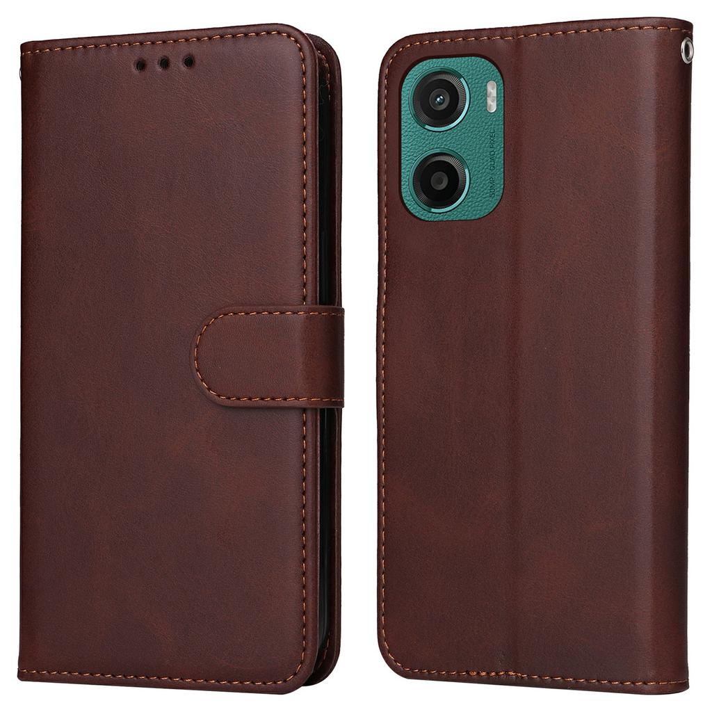For Motorola Moto G05 4G/E15 4G Case Wallet PU Leather Folio Flip Phone Cover