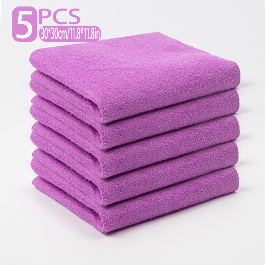 30cm Long absorbent cleaning cloth, multi-colored kitchen cloth, highly absorbent, easy to clean household wipes.