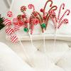 Elegant Christmas Tree Toppers Accent Portable Picks Curly Stem Christmas Tree Toppers In Bright Color