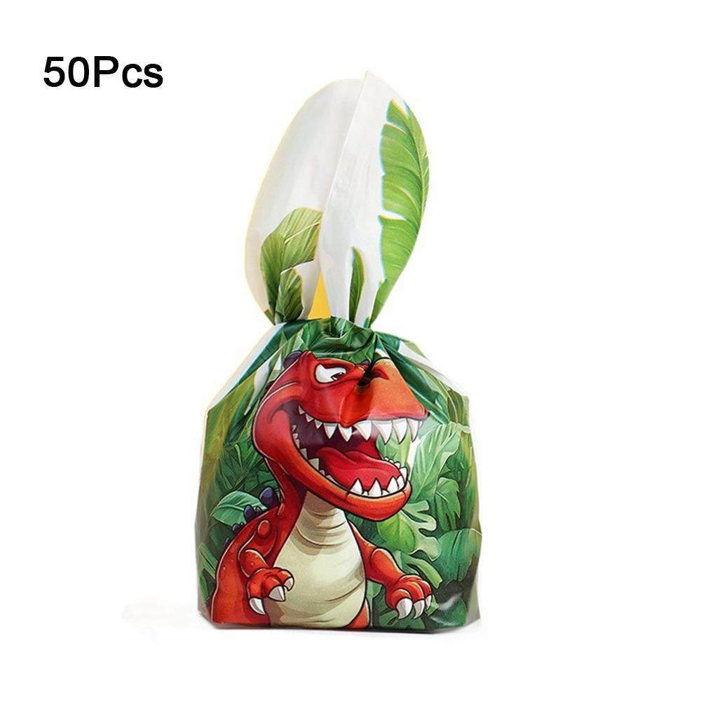 50 Buc Pungi Urechi Lungi Iepure Desen Animat Model Animal Pungi pentru Bomboane Cadou Pungi Ambalare Fursecuri Gustare