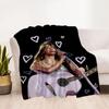 Taylor Swift Performance Blanket Comfortable Suitable for Sofa Office Chair All-Season Use Modern Gifts For Family Or Friends